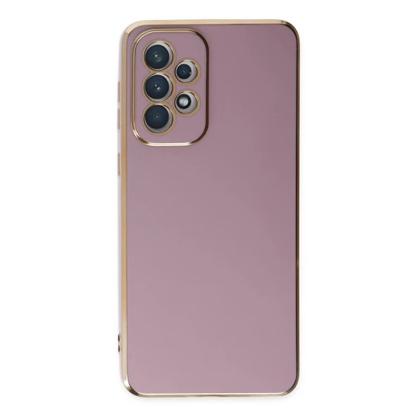 Samsung Galaxy A73 5g Uyumlu Kılıf Volet Silikon - Mor ürün görseli 1