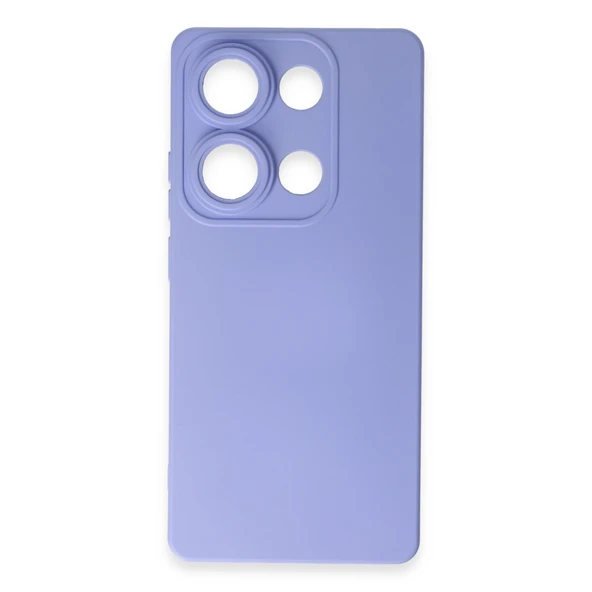 Xiaomi Redmi Note 13 Pro 4g Uyumlu Kılıf Nano İçi Kadife Silikon - Lila ürün görseli 1