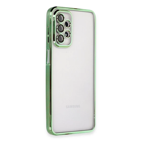 Samsung Galaxy A23 4g Uyumlu Kılıf Kamera Korumalı Lensli Silikon - Yeşil ürün görseli 1