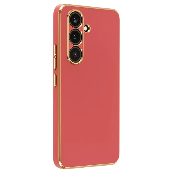 Samsung Galaxy A17 5g Uyumlu Volet Silikon - Kırmızı ürün görseli 1