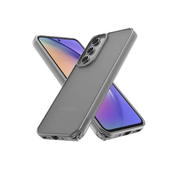 Samsung Galaxy A05S Uyumlu Kılıf Elegant Kapak - Titan Gri ürün görseli 1
