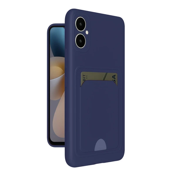 Samsung Galaxy A05 Uyumlu Kelvin Kartvizitli Silikon - Lacivert ürün görseli 1