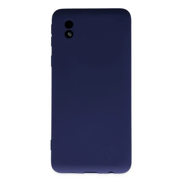 Samsung Galaxy A01 Core Uyumlu Kılıf Nano İçi Kadife Silikon - Lacivert ürün görseli 1