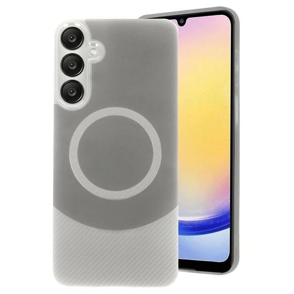 Samsung A26 Kılıf Maya Karbon Kapak - Gri ürün görseli 1