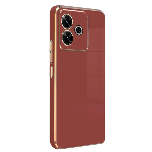 Xiaomi Redmi 13 4g Uyumlu Kılıf Volet Silikon - Kırmızı ürün görseli 1