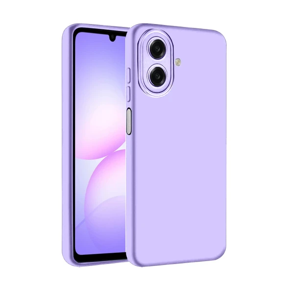 Samsung Galaxy A07 Uyumlu First Silikon - Lila ürün görseli 1