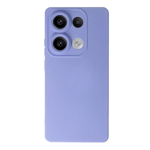 Xiaomi Redmi Note 13 4g Uyumlu Kılıf Nano İçi Kadife Silikon - Lila ürün görseli 1