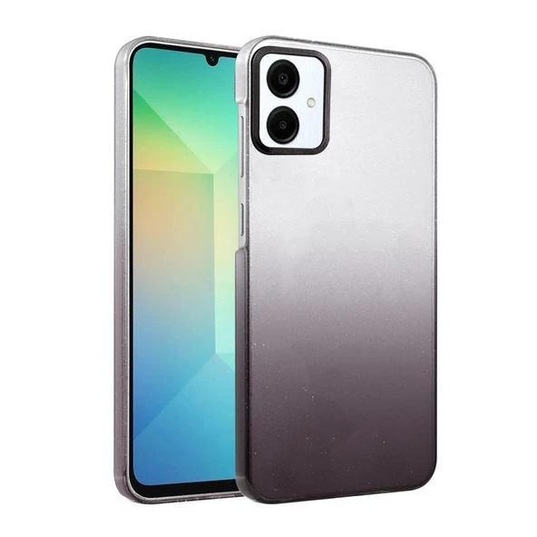 Samsung Galaxy A06 Uyumlu Glossy Kapak - Siyah ürün görseli 1