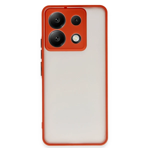 Xiaomi Redmi Note 13 Pro 5g Uyumlu Kılıf Montreal Silikon Kapak - Kırmızı ürün görseli 1