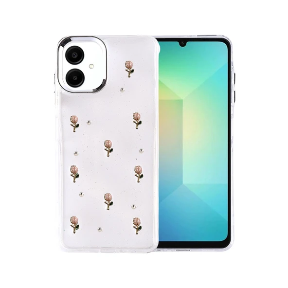 Samsung Galaxy A07 4g Uyumlu Fiyonk Desenli Kapak - Desen 6 ürün görseli 1