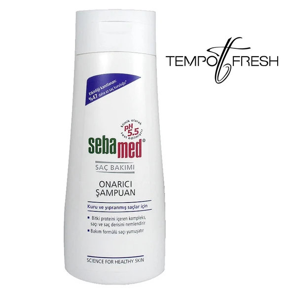 Sebamed Kuru ve Yıpranmış Saçlar için Onarıcı Bakım Şampuanı 200 ml. ürün görseli 1