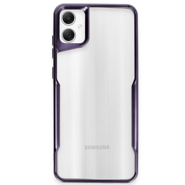 Samsung Galaxy A06 Uyumlu Kılıf Boyi Silikon Kapak - Derin Mor ürün görseli 1