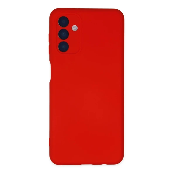 Samsung Galaxy A04s Uyumlu Kılıf Nano İçi Kadife Silikon - Kırmızı ürün görseli 1