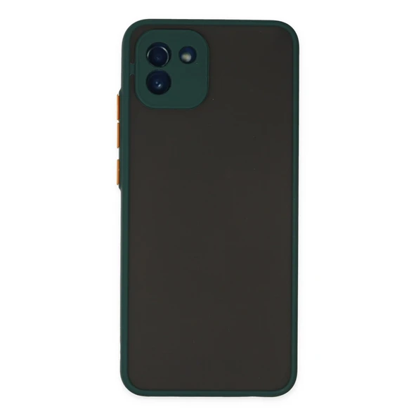 Samsung Galaxy A03 Uyumlu Kılıf Montreal Silikon Kapak - Yeşil ürün görseli 1