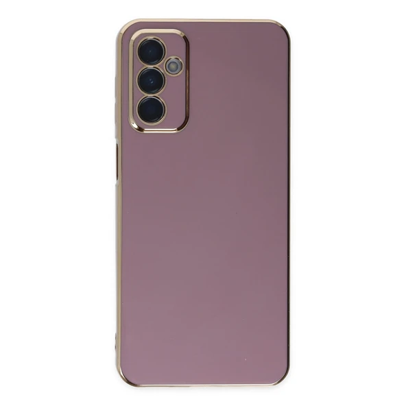 Samsung Galaxy M23 Uyumlu Kılıf Volet Silikon - Mor ürün görseli 1