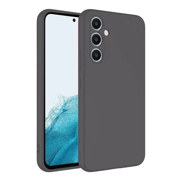 Samsung Galaxy A16 5g Uyumlu Kılıf First Silikon - Gri ürün görseli 1