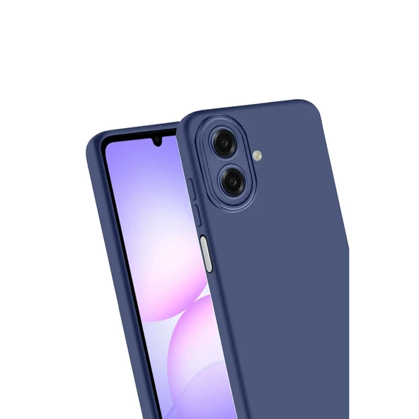 Samsung Galaxy A07 Uyumlu First Silikon - Lacivert - Resim 3