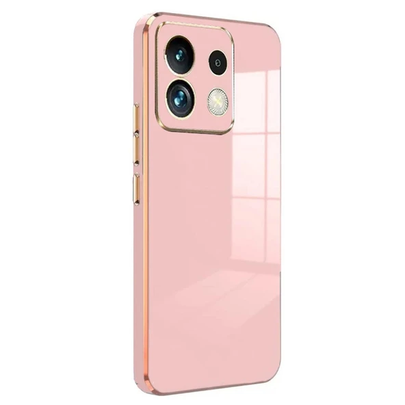 Xiaomi Poco M6 Pro 4g Uyumlu Kılıf Volet Silikon - Pembe ürün görseli 1