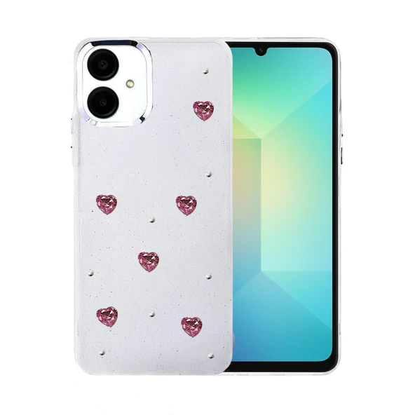 Samsung Galaxy A06 Uyumlu Fiyonk Desenli Kapak - Desen 7 ürün görseli 1