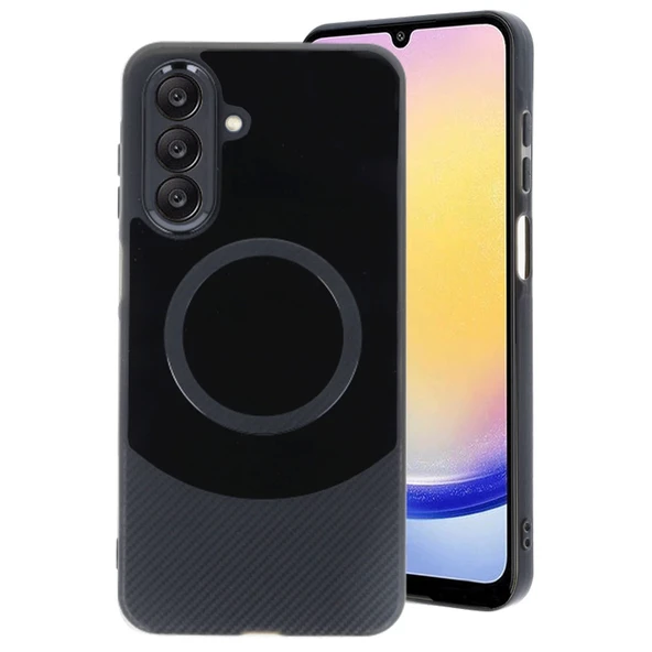 Samsung A26 Kılıf Maya Karbon Kapak - Siyah ürün görseli 1