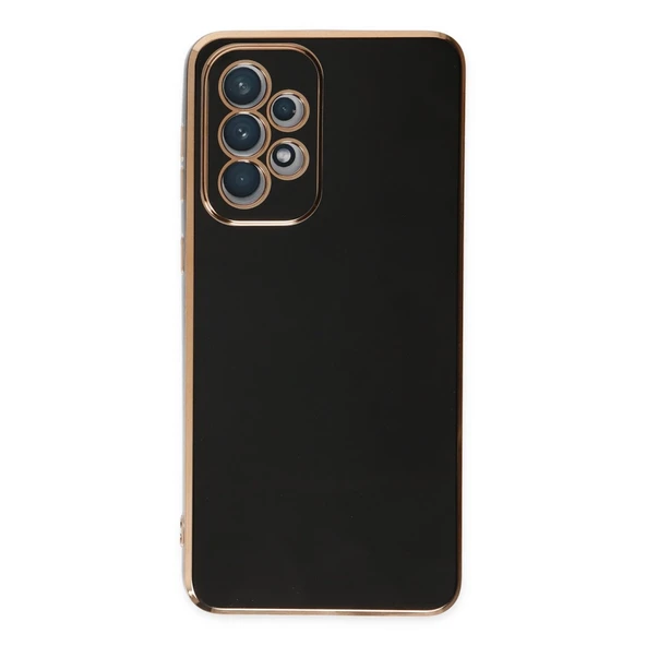 Samsung Galaxy A73 5g Uyumlu Kılıf Volet Silikon - Siyah ürün görseli 1