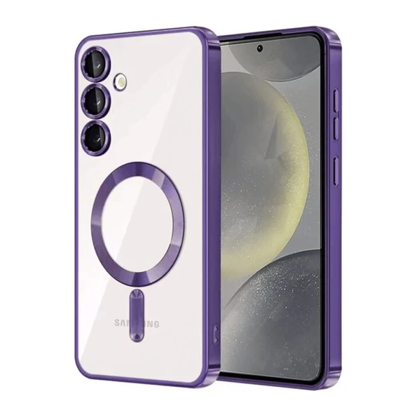 Samsung Galaxy A17 5g Uyumlu Kross Magneticsafe Kapak - Mor ürün görseli 1