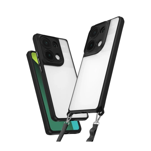Xiaomi Redmi Note 13 Pro 5g Uyumlu Kılıf Penta Silikon Kılıf - Siyah ürün görseli 1