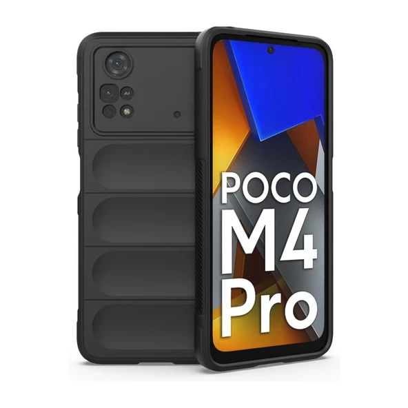 Xiaomi Poco M4 Pro 4g Uyumlu Kılıf Optimum Silikon - Siyah ürün görseli 1