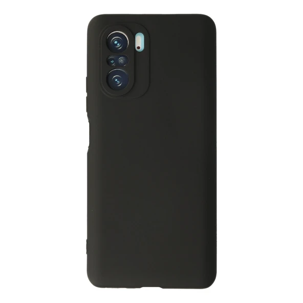 Xiaomi Poco F3 Uyumlu Kılıf First Silikon - Siyah ürün görseli 1