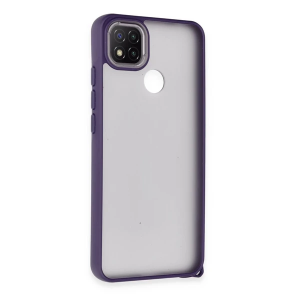 Xiaomi Redmi 9c Uyumlu Kılıf Elegant Kapak - Derin Mor ürün görseli 1