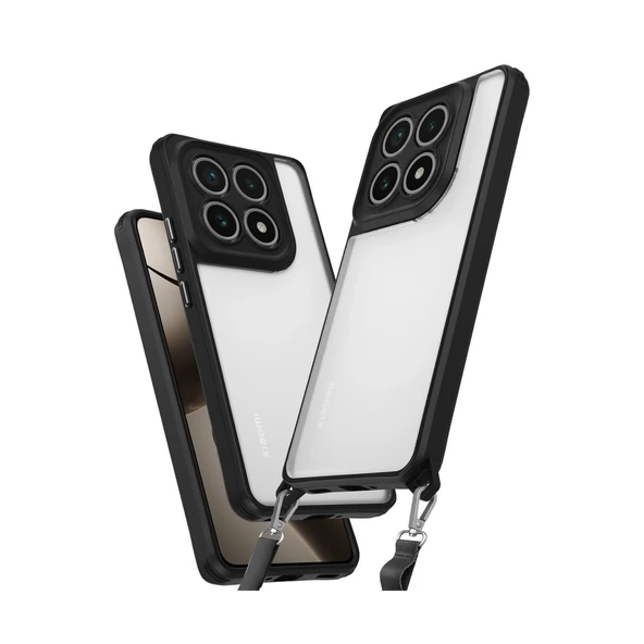 Xiaomi Mi 14t Pro Uyumlu Kılıf Penta Silikon Kılıf - Siyah ürün görseli 1
