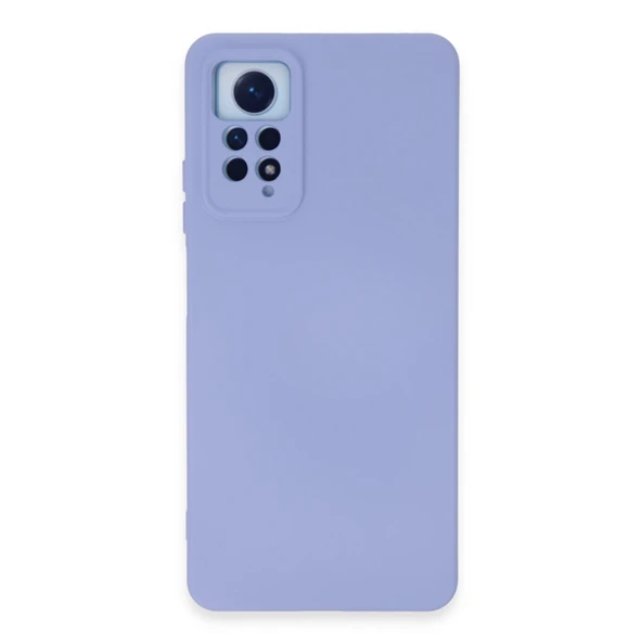 Xiaomi Redmi Note 12 Pro 4g Uyumlu Kılıf Nano İçi Kadife Silikon - Lila ürün görseli 1