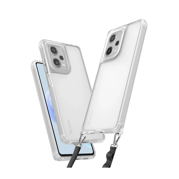 Xiaomi Redmi Note 12 Pro 5g Uyumlu Kılıf Penta Silikon Kılıf - Şeffaf ürün görseli 1