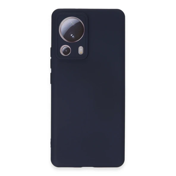 Xiaomi Mi 13 Lite Uyumlu Kılıf Nano İçi Kadife Silikon - Lacivert ürün görseli 1