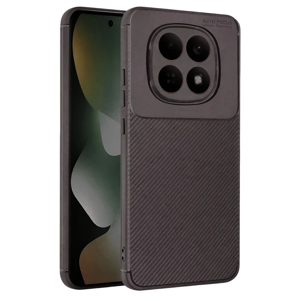 Xiaomi Redmi Note 15 4g Uyumlu Auto Focus Karbon Kapak - Gri ürün görseli 1