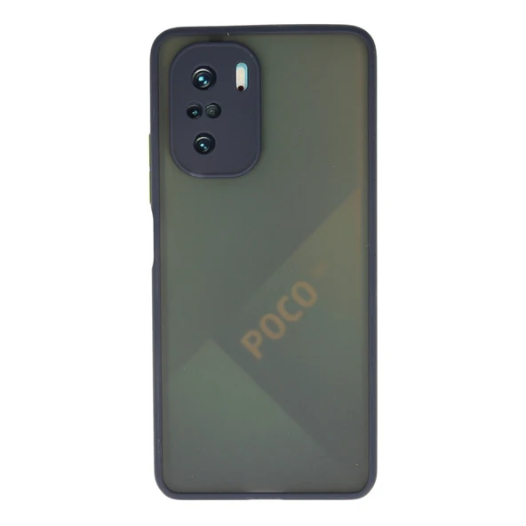 Xiaomi Poco F3 Uyumlu Kılıf Montreal Silikon Kapak - Lacivert ürün görseli 1