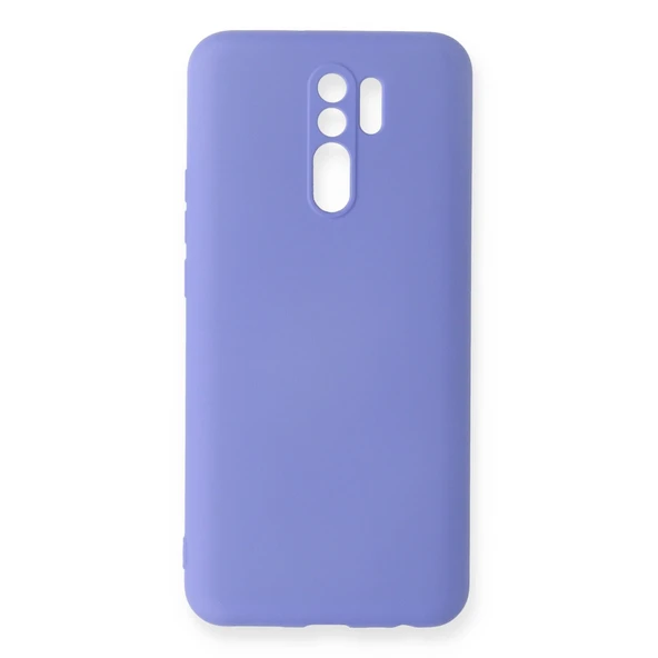 Xiaomi Redmi 9 Uyumlu Kılıf Nano İçi Kadife Silikon - Lila ürün görseli 1