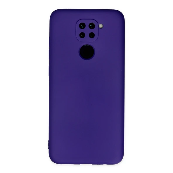 Xiaomi Redmi Note 9 Uyumlu Kılıf Nano İçi Kadife Silikon - Mor ürün görseli 1