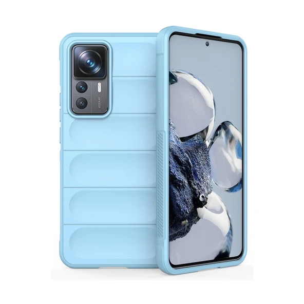 Xiaomi Mi 12t Pro Uyumlu Kılıf Optimum Silikon - Sky Blue ürün görseli 1
