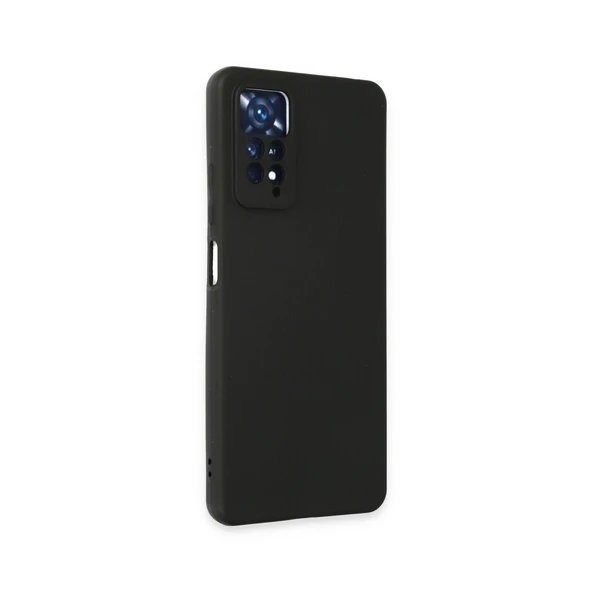 Xiaomi Redmi Note 11 Uyumlu Kılıf First Silikon - Siyah - Resim 3