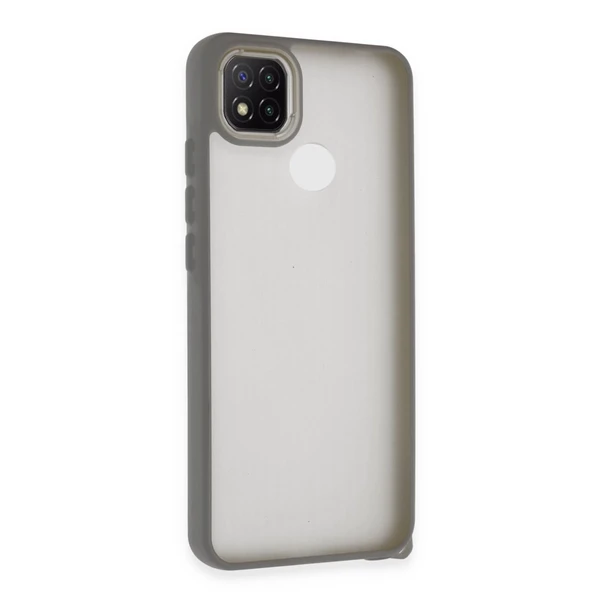 Xiaomi Redmi 9c Uyumlu Kılıf Elegant Kapak - Titan Gri ürün görseli 1