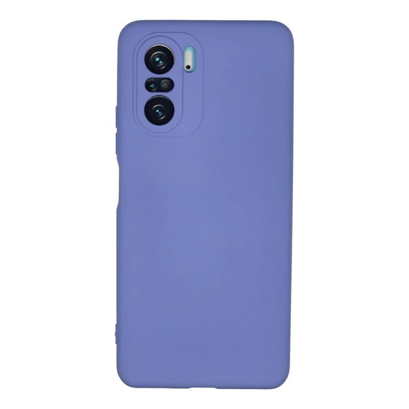 Xiaomi Poco F3 Uyumlu Kılıf Nano İçi Kadife Silikon - Lila ürün görseli 1