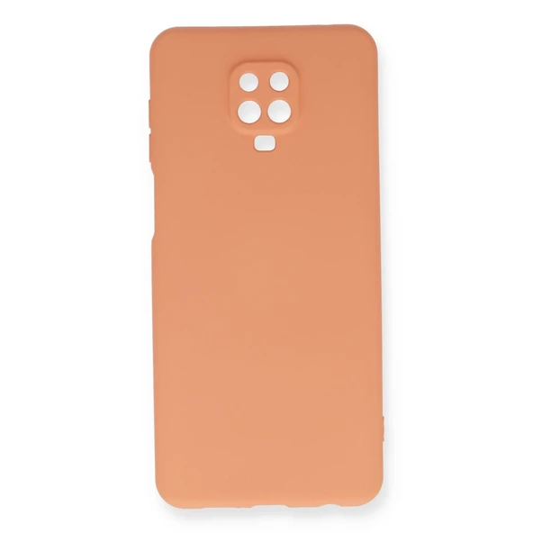 Xiaomi Redmi Note 9 Pro Uyumlu Kılıf Nano İçi Kadife Silikon - Turuncu ürün görseli 1