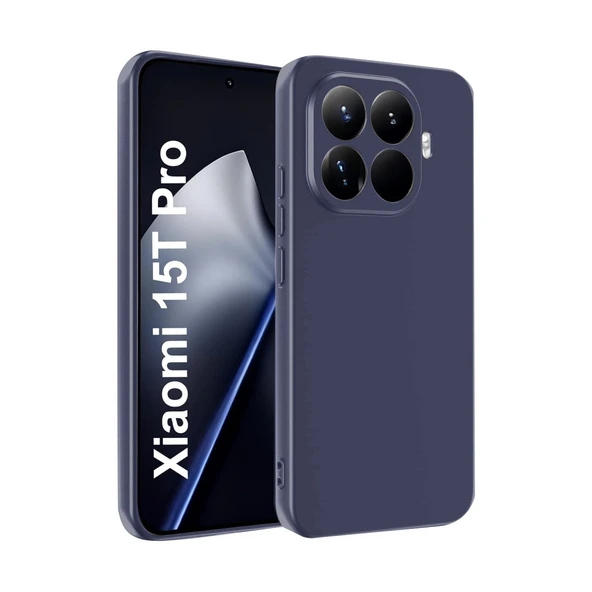 Xiaomi Mi 15t Pro Uyumlu First Silikon - Lacivert ürün görseli 1