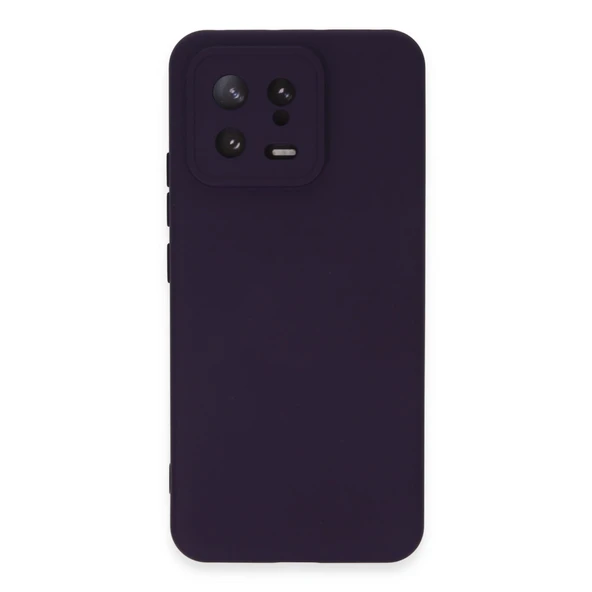 Xiaomi Mi 13 Uyumlu Kılıf Nano İçi Kadife Silikon - Mor ürün görseli 1