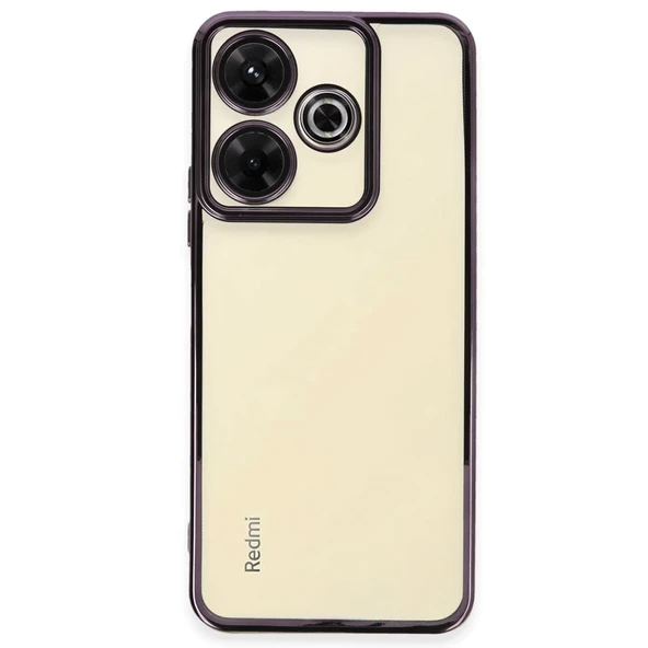 Xiaomi Redmi 13 4g Uyumlu Kılıf Kamera Korumalı Lensli Silikon - Mor ürün görseli 1