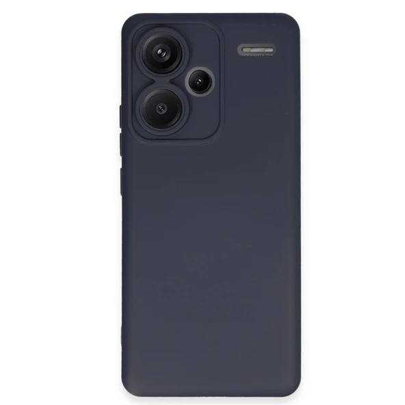 Xiaomi Redmi Note 13 Pro Plus Uyumlu Kılıf Nano İçi Kadife Silikon - Lacivert ürün görseli 1