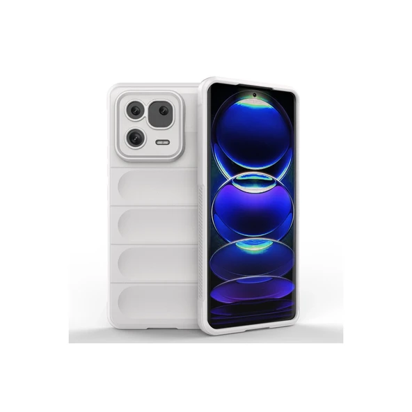 Xiaomi Mi 13 Pro Uyumlu Kılıf Optimum Silikon - Krem ürün görseli 1