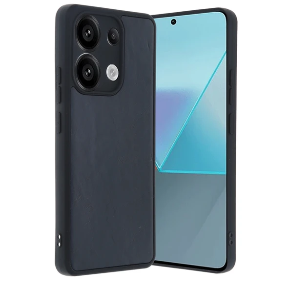 Xiaomi Redmi Note 13 Pro 5g Uyumlu Kılıf Aras Deri Kapak - Lacivert ürün görseli 1