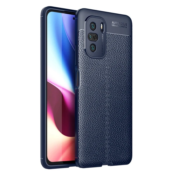 Xiaomi Poco F3 Uyumlu Kılıf Auto Focus Kapak - Lacivert ürün görseli 1